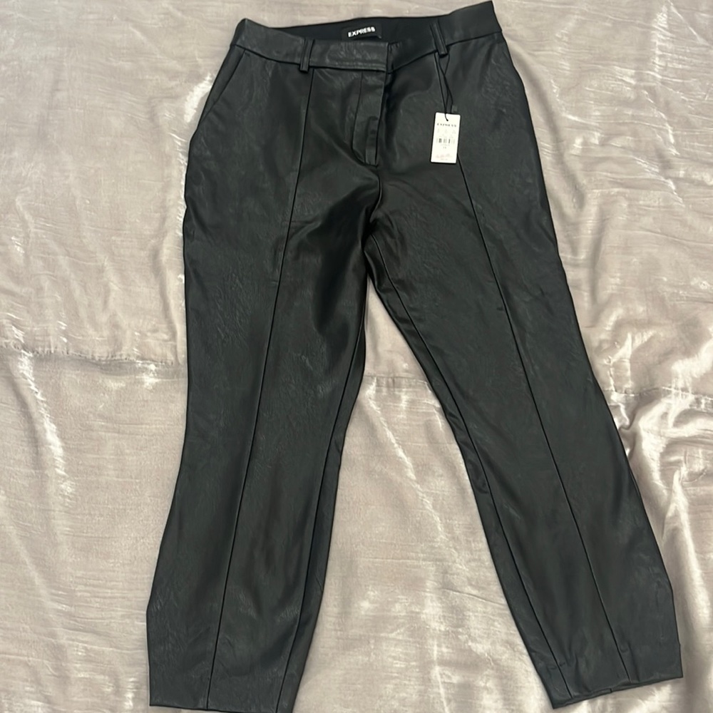 Express faux leather pants